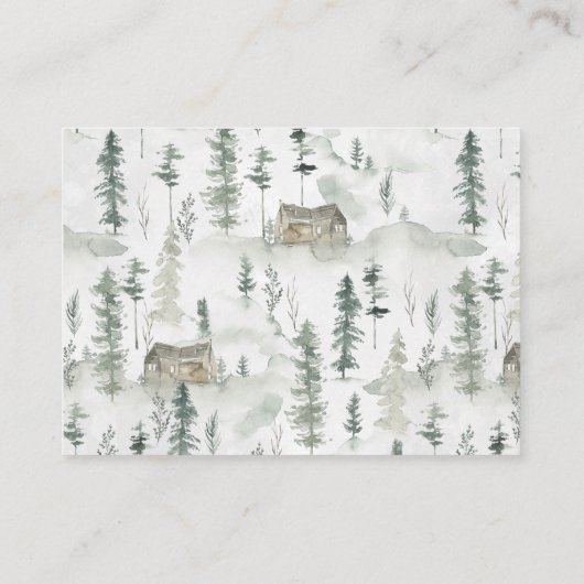 Buchanfrage | Wald-Squirrel-Baby Begleitkarte (Rückseite)