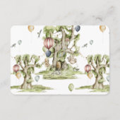 Buchanfrage | Woodland Circus Baby Animes Begleitkarte (Rückseite)