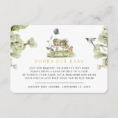 Buchanfrage | Woodland Circus Baby Animes Begleitkarte (Vorderseite)