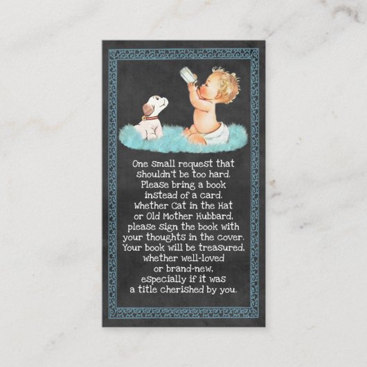 Buchanfragen für Vintage Jungen und Welpen 059 Begleitkarte (Vorderseite)