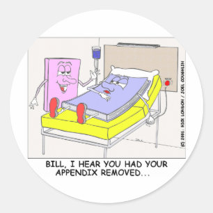 Buchanhang für lustige Geschenke und T-Shirts Runder Aufkleber