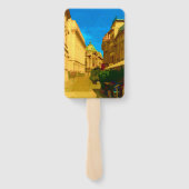 Bucharest Pallace Digital Painting Art Print Fächer (Rückseite)