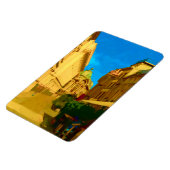 Bucharest Pallace Digital Painting Art Print Magnet (Linke Seite)