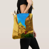 Bucharest Pallace Digital Painting Art Print Tasche (Von Nahem)