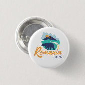 Bucharest Romania 2026 International Convention Button (Vorne & Hinten)