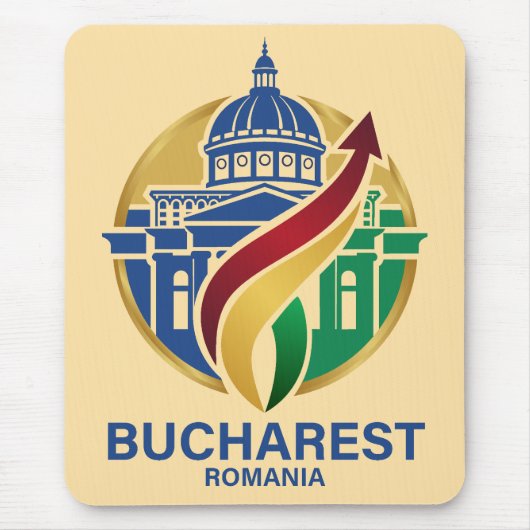 Bucharest Romania Eastern European Mousepad (Vorne)