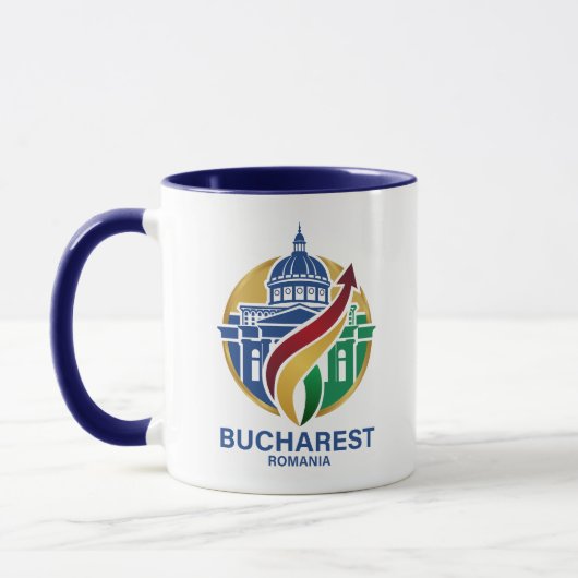 Bucharest Romania Eastern European Tasse (Links)