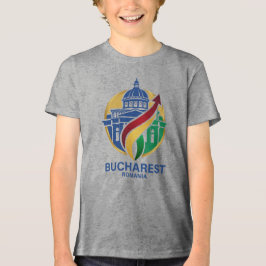 Bucharest Romania Eastern European Tri-Blend Shirt