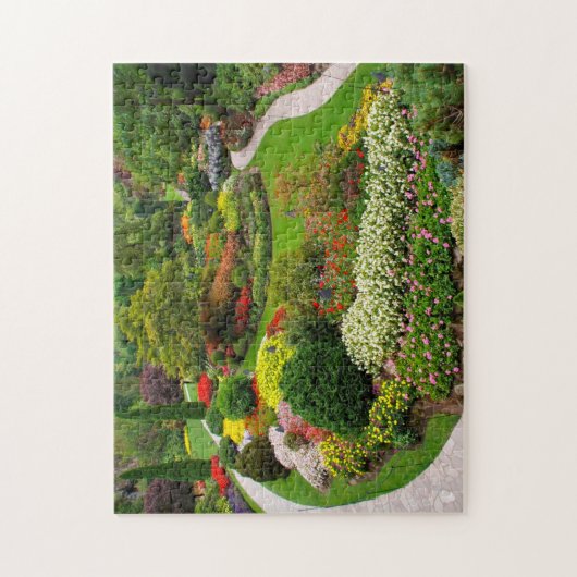 Buchart Gardens Vancouver. Puzzle (Vertikal)