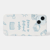 Buchästhetik-Handyhülle iPhone 15 Hülle (Rückseite (Horizontal))