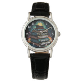 Buchauswahl Humor Armbanduhr