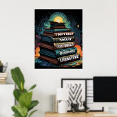 Buchauswahl Humor Poster (Heimbüro)