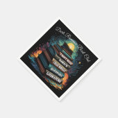Buchauswahl Humor Serviette (Ecke)