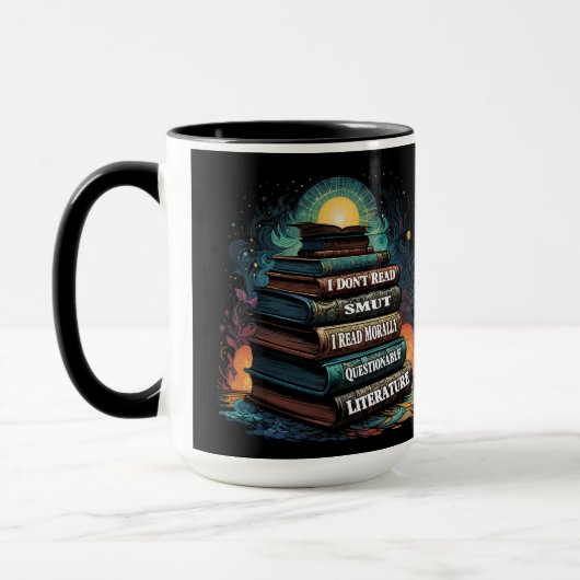 Buchauswahl Humor Tasse (Links)