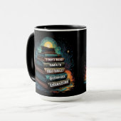 Buchauswahl Humor Tasse (Vorderseite Links)