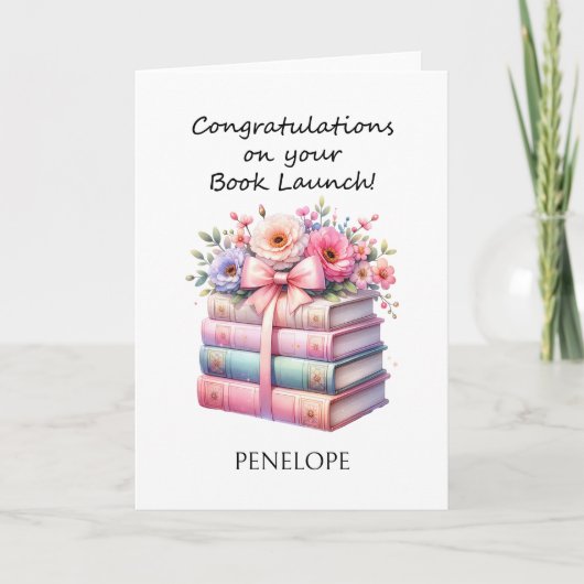 Buchautor Karte (Vorderseite)