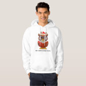 Buchbar und helles Weihnachtsbuch Lover Hoodie (Vorne ganz)