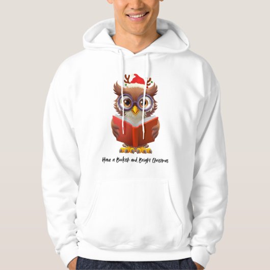 Buchbar und helles Weihnachtsbuch Lover Hoodie (Vorderseite)