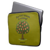 Buchbaum „Erntezeit“ Laptopschutzhülle (Vorderseite Links)
