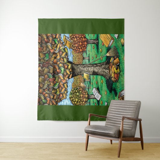 Buchbaumband Wandteppich (Beispiel)