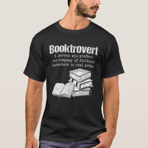 Buchbesessener Definition Bibliothekar Lesen Buch T-Shirt