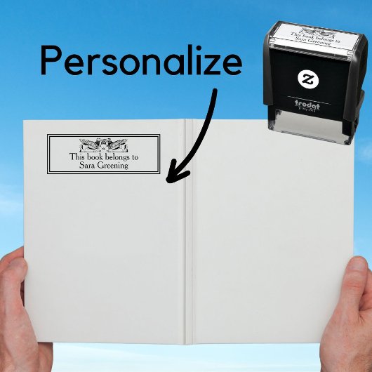 Buchbesitzer Print Buchzeichen Bücher Liebhaber Bu Permastempel