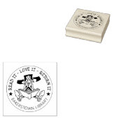 BUCHBESITZER SIEGEL RUBBER BRIEFMARKE GUMMISTEMPEL (Stempel)