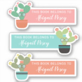 Buchbespectacled Cacti Book Label (Vorderseite)