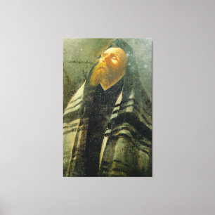BUCHBINDER - RABBI PRAYING - KANVASGIFTWAGEN LEINWANDDRUCK
