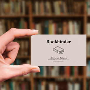 Buchbinder Visitenkarte