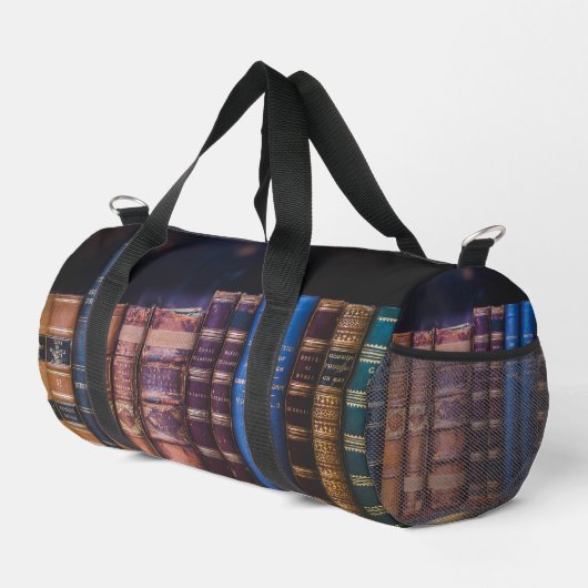 Buchbinderbücher für antike Werke Duffle Bag (Rechte Ecke)