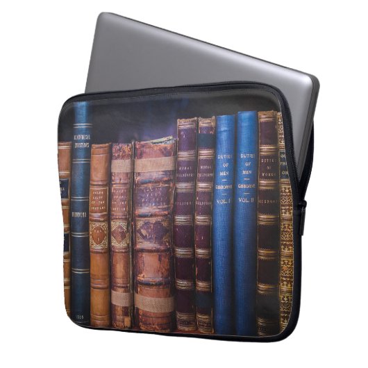 Buchbinderbücher für antike Werke Laptopschutzhülle (Vorderseite Links)