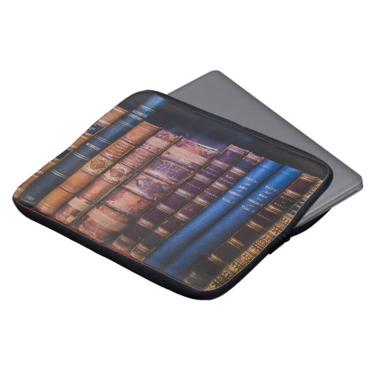 Buchbinderbücher für antike Werke Laptopschutzhülle (Vorne Oben)