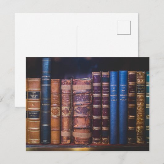 Buchbinderbücher für antike Werke Postkarte (Vorne/Hinten)