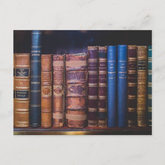 Buchbinderbücher für antike Werke Postkarte (Vorderseite)