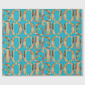 Buchbuch Wrapper Paper Geschenkpapier (Flach)