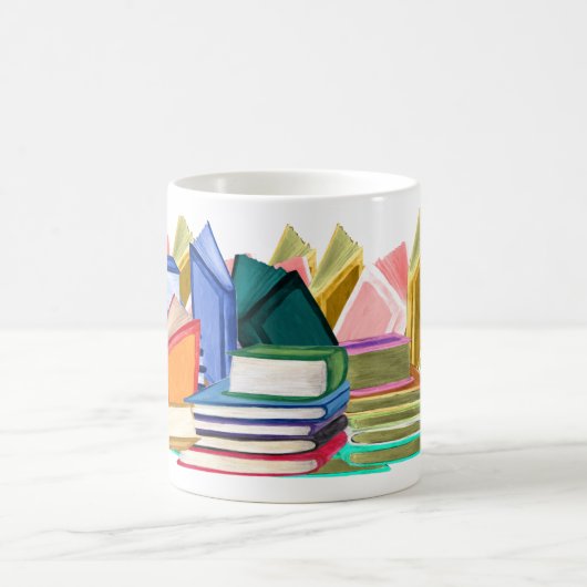 Buchbücher und mehr Bücher Kaffeetasse (Mittel)
