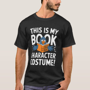 Buchcharakter-Kostüm Lustiger Halloween-Literatur- T-Shirt