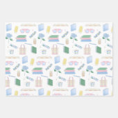 Buchclub an der Küste, Herausforderung Sommerlesen Geschenkpapier Set (Vorderseite 2)