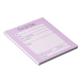 Buchclub-Begleiter Notizblock (angewinkelt)