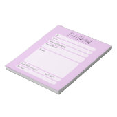 Buchclub-Begleiter Notizblock (Rotiert)