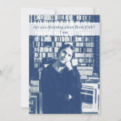 Buchclub Funny Custom Einladung (Vorderseite)