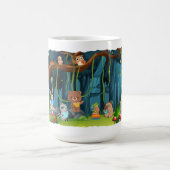 Buchclub für Waldtiere Kaffeetasse (Mittel)