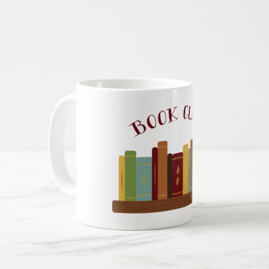 Buchclub Kaffeetasse (Vorderseite Links)