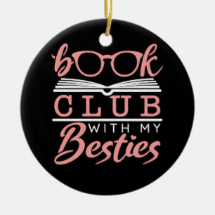 Buchclub mit meinen Fähigkeiten Keramik Ornament