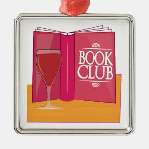 Buchclub Ornament Aus Metall