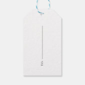 Buchclub Personalisiert Ein Geschenk Von  Geschenkanhänger (Rückseite)