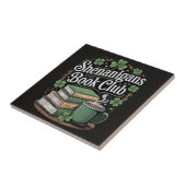 Buchclub St. Patricks Tag Fliese (Seite)