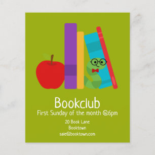 Buchclub-Treffen Bibliotheksgemeinschaft Flyer