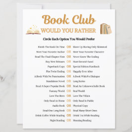 Buchclub Würdest Du Eher Spiel